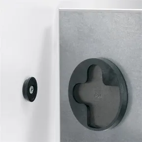 Magnetická sklenená tabuľa Artverum®, biela, 100x65cm, SIGEL